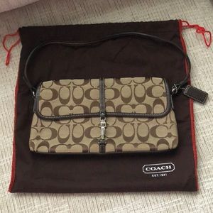 Coach small brown purse